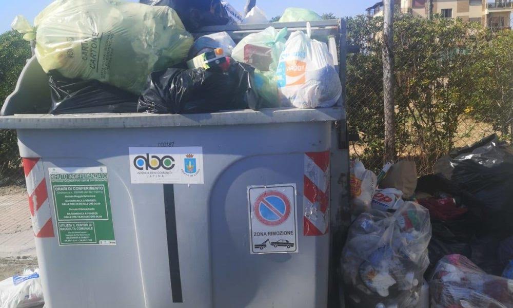 cassonetto-rifiuti-latina-latina lido-litorale -pontino